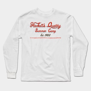 The Quarry. Hackett's Quarry Summer Camp Est 1953 Long Sleeve T-Shirt